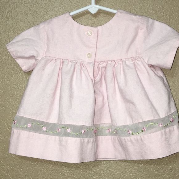 Samara pink flower dress 6-9 months - Picture 4 of 6